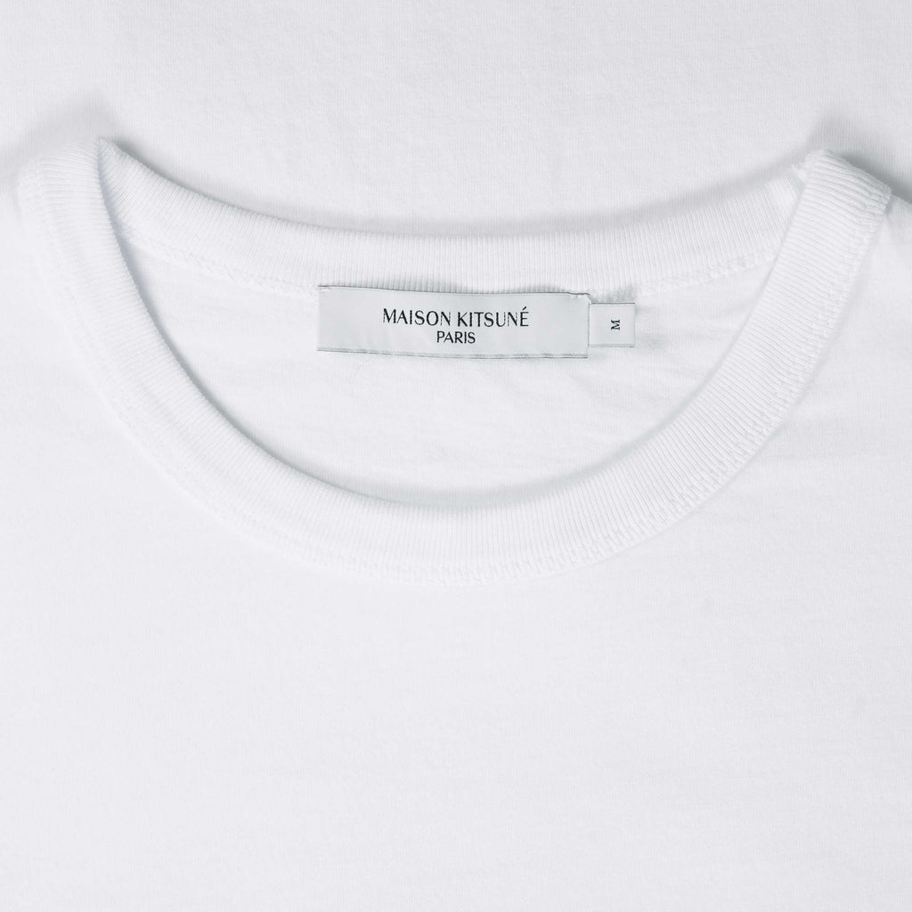 Maison Kitsune Chillax Fox Patch Classic T-Shirt - White