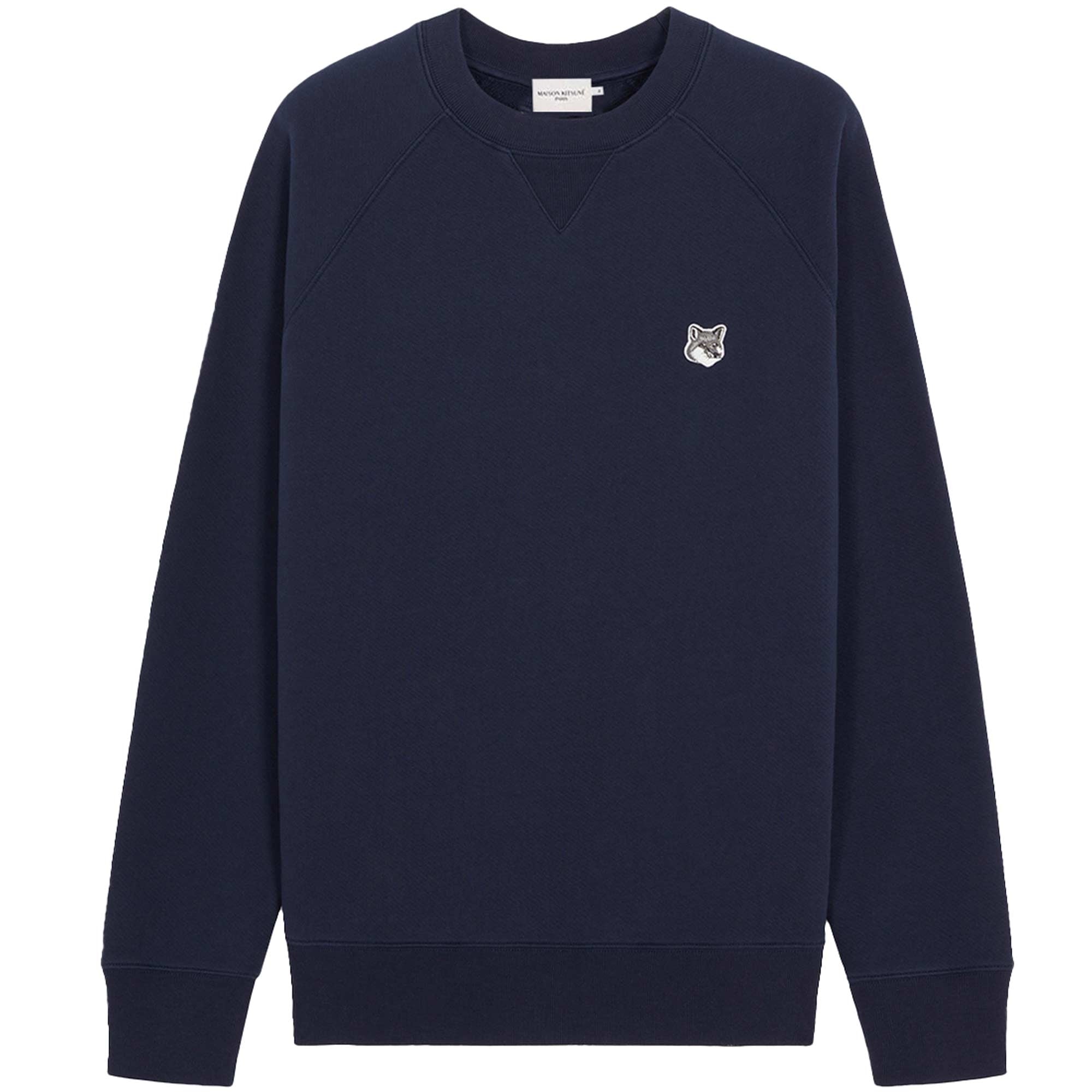 Grey Fox Head Patch Classic Sweatshirt - Navy