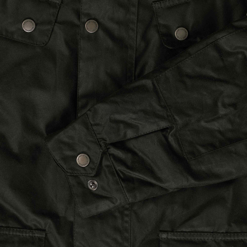 Barbour International Tourer Duke Wax Jacket - Sage