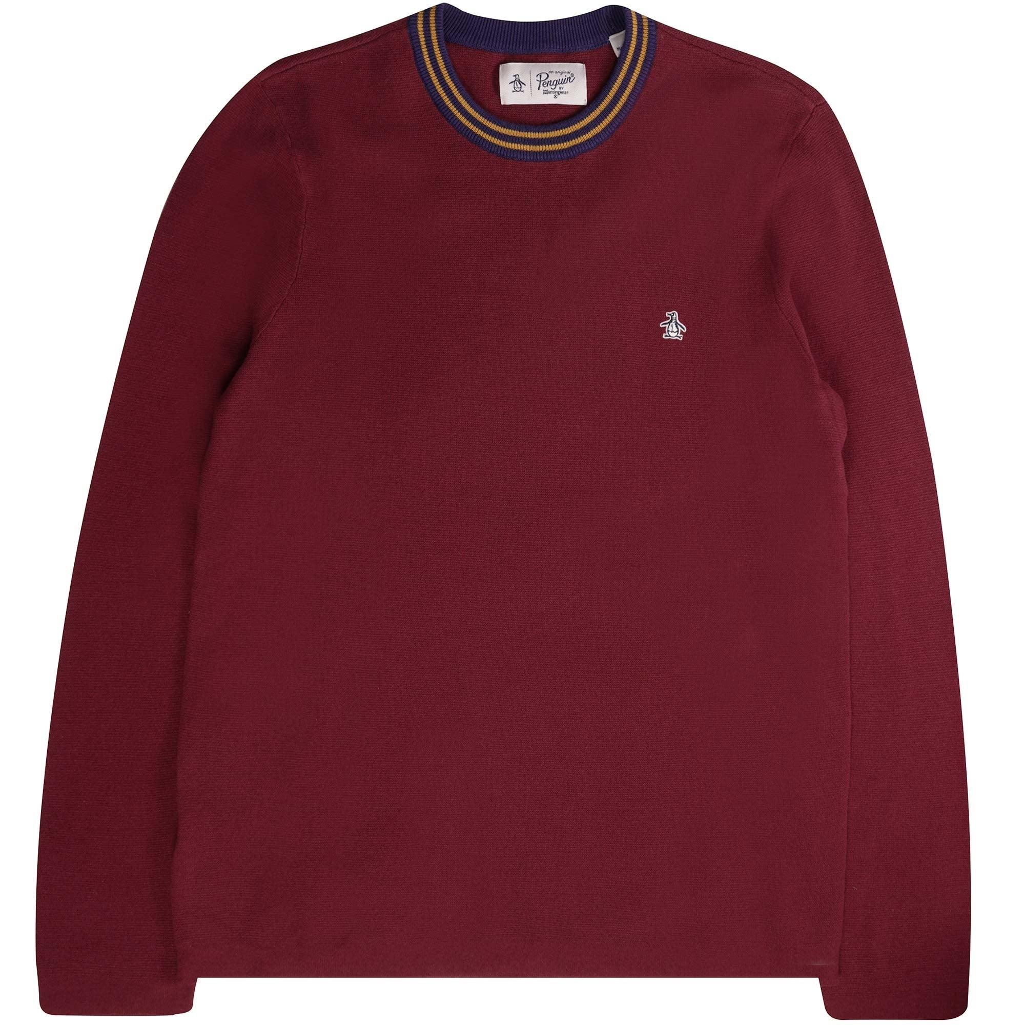 Original Penguin Knitted Sweater - Cabernet