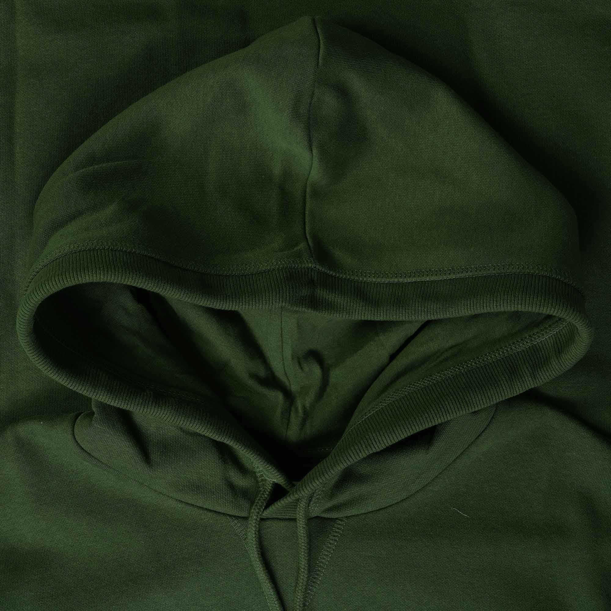Original Penguin Sticker Pete Organic Cotton Hoodie - Deep Forest