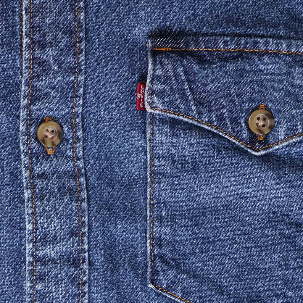 Levi's® Relaxed Fit Western Shirt - Blue