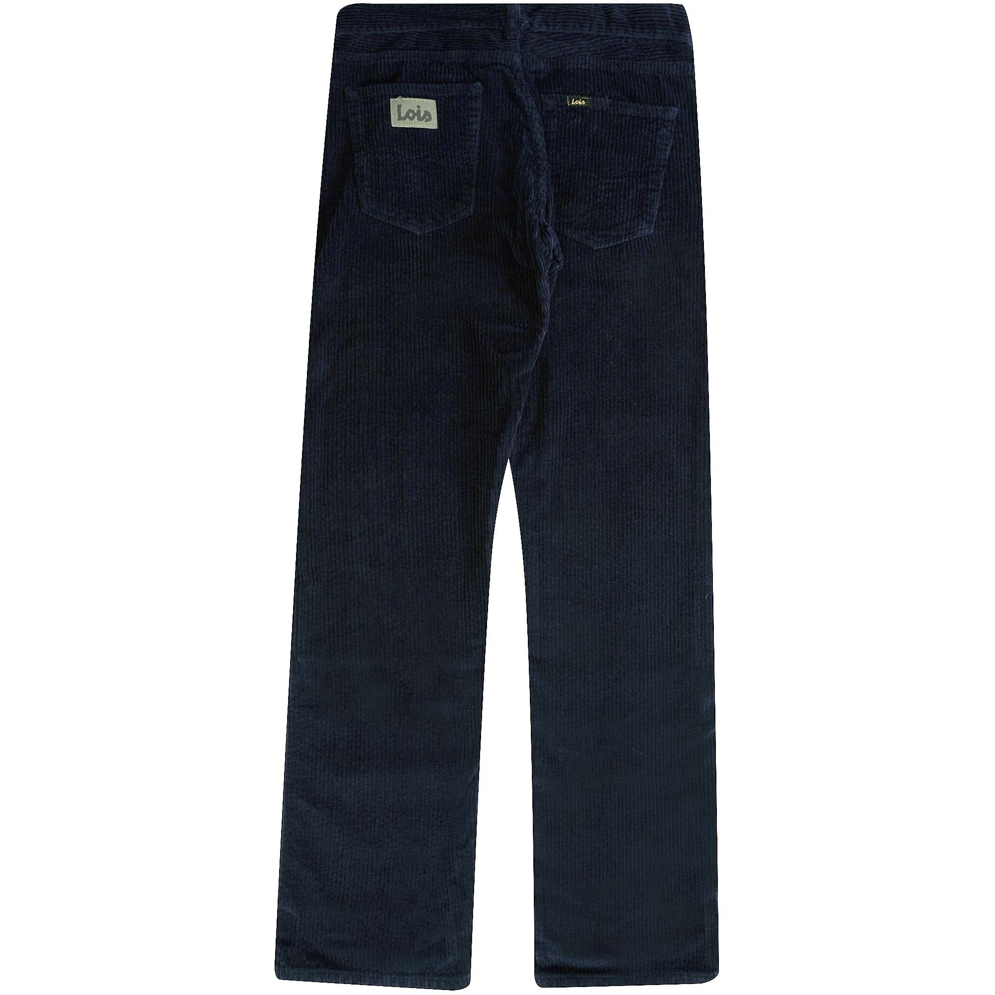 Dallas Jumbo Cord Trousers - Navy