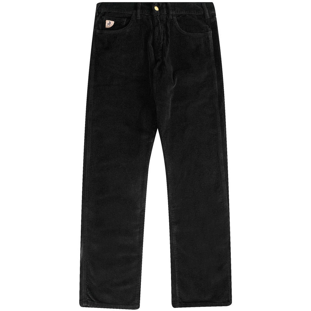 Dallas Jumbo Cord Trousers - Black
