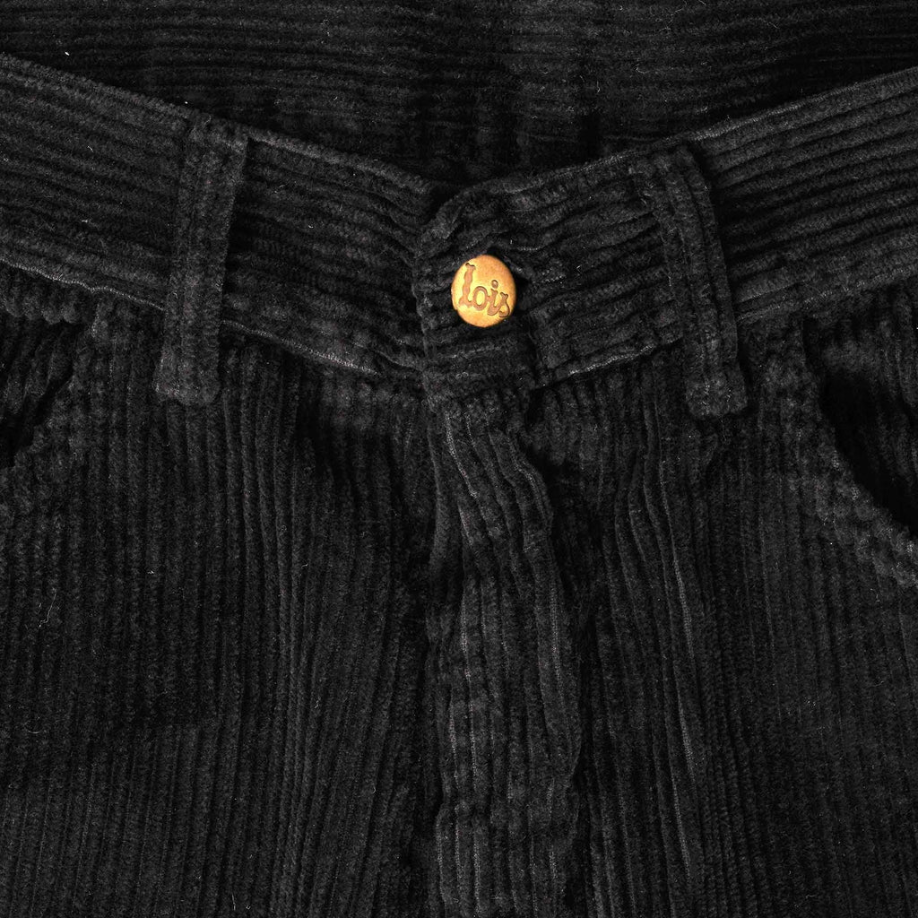 Dallas Jumbo Cord Trousers - Black