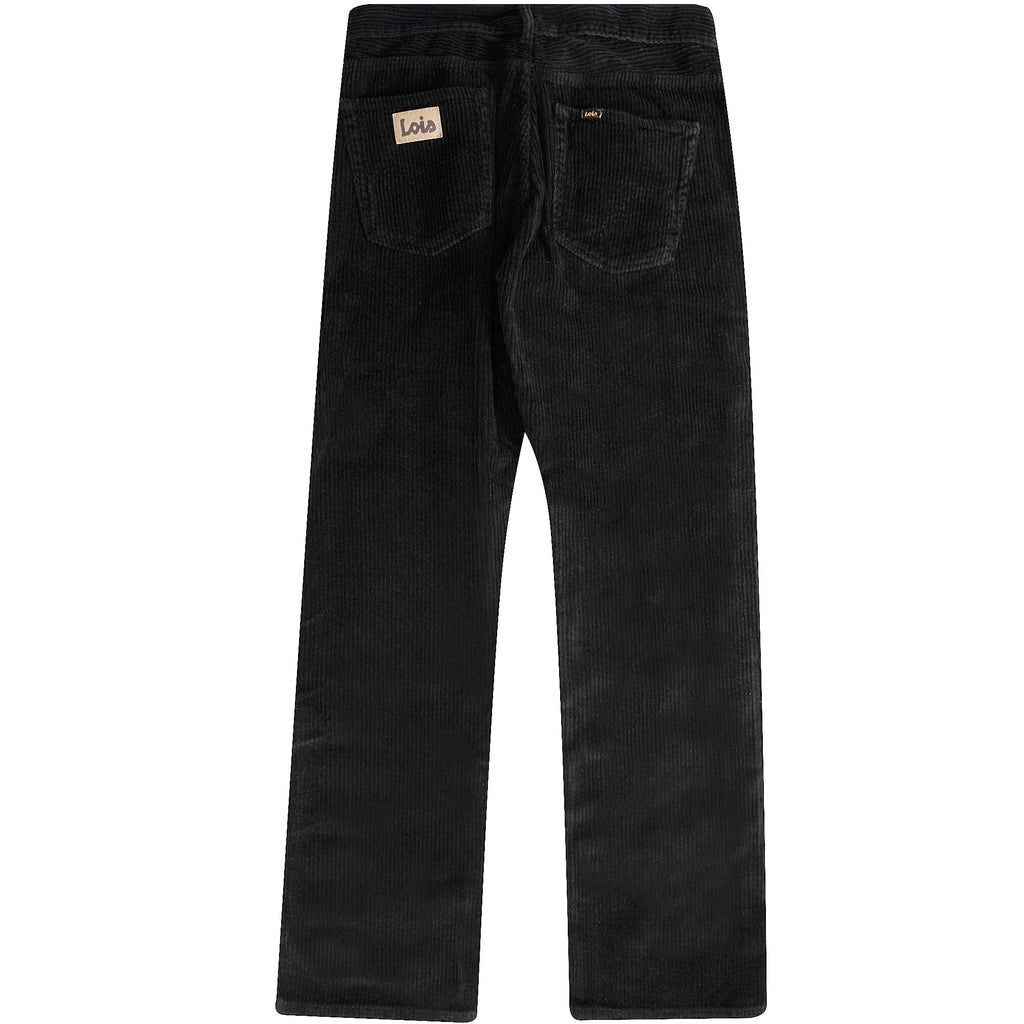Dallas Jumbo Cord Trousers - Black