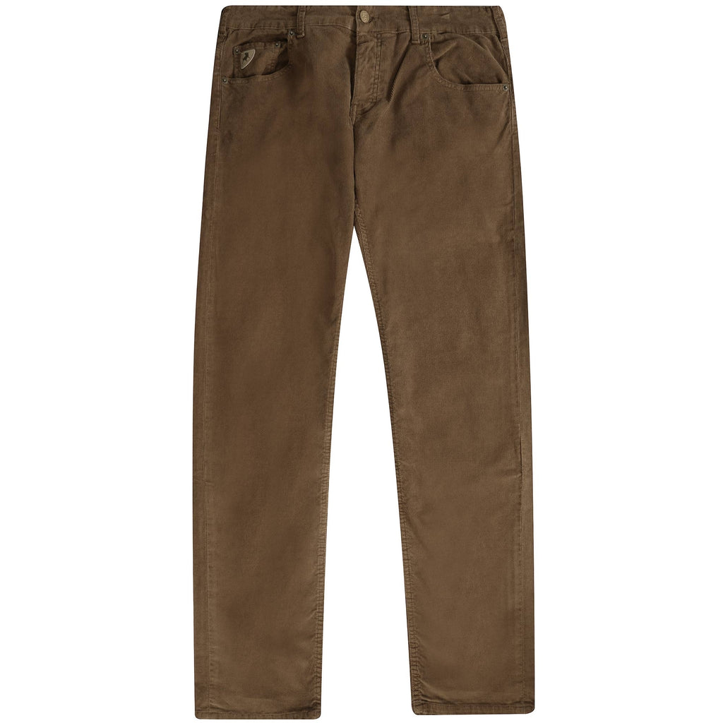 Sierra Thin Cord Trousers - Brown
