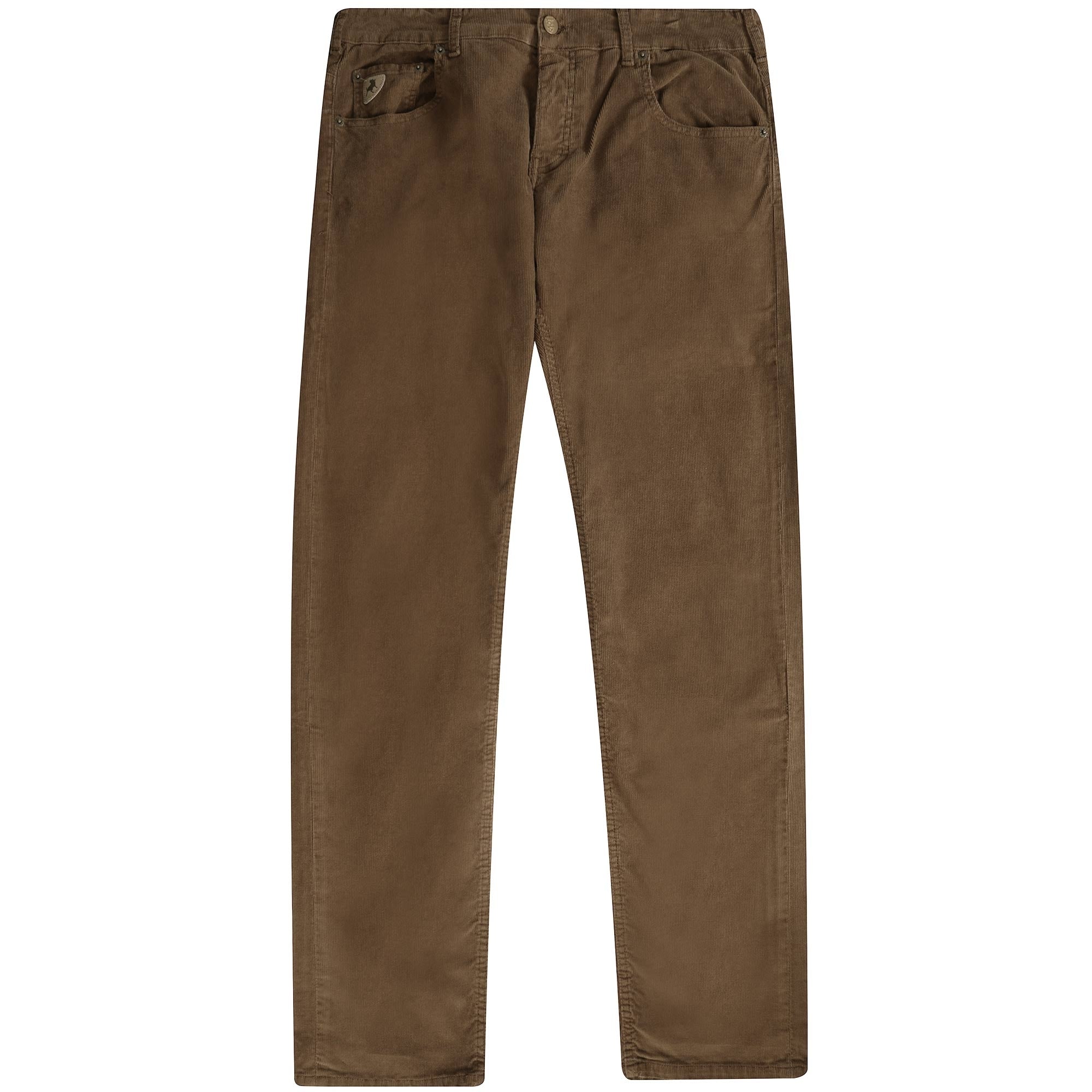 Sierra Thin Cord Trousers - Brown