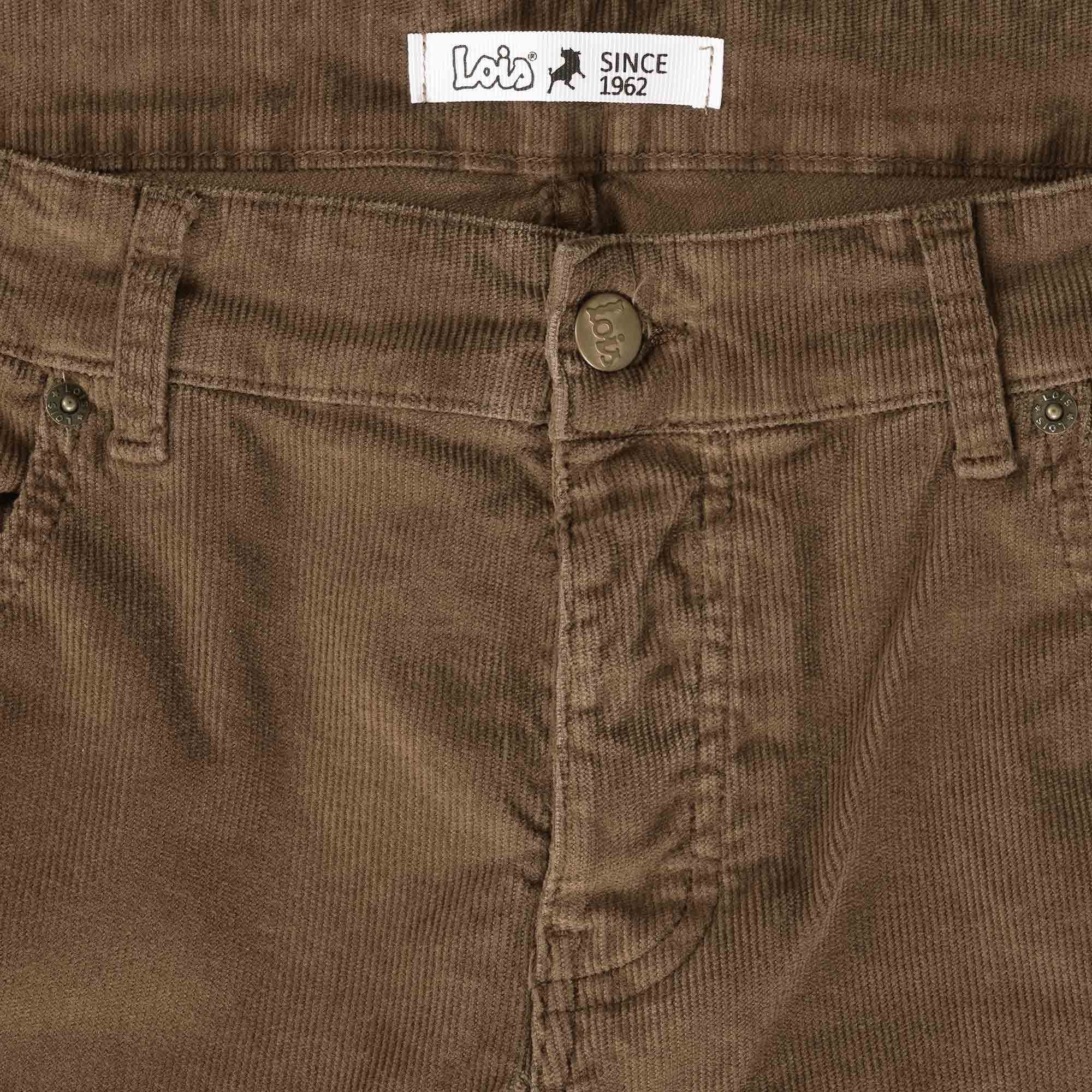 Sierra Thin Cord Trousers - Brown