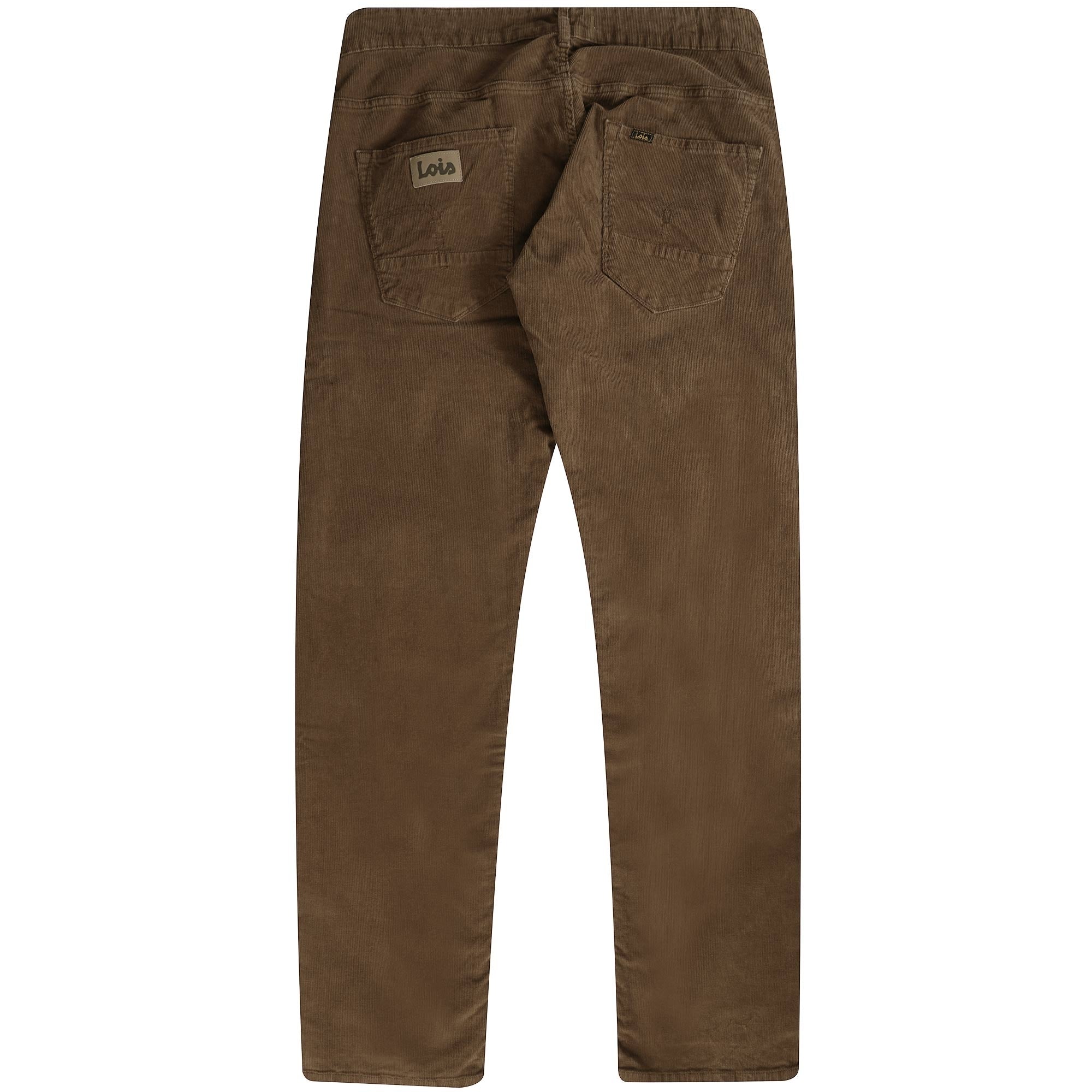 Sierra Thin Cord Trousers - Brown