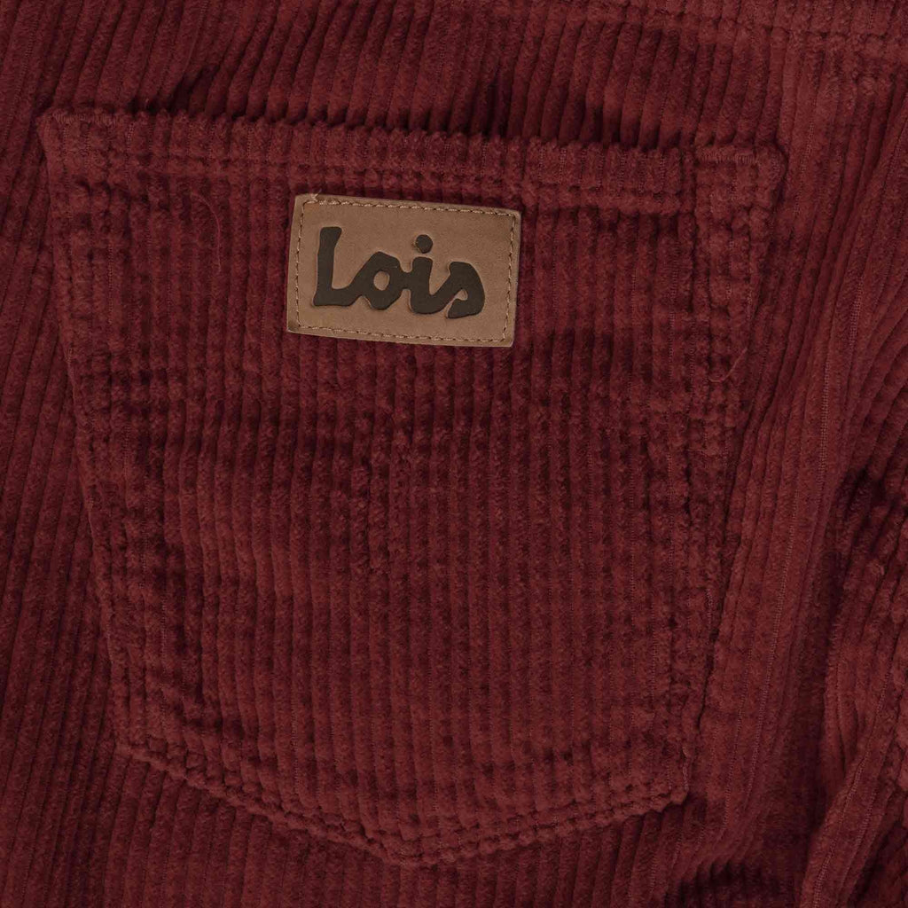 Lois Jeans Dallas Jumbo Cord Trousers - Burgundy