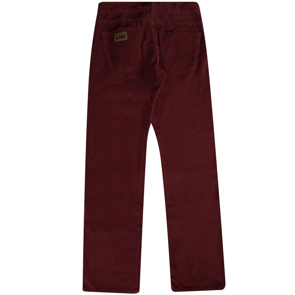 Lois Jeans Dallas Jumbo Cord Trousers - Burgundy