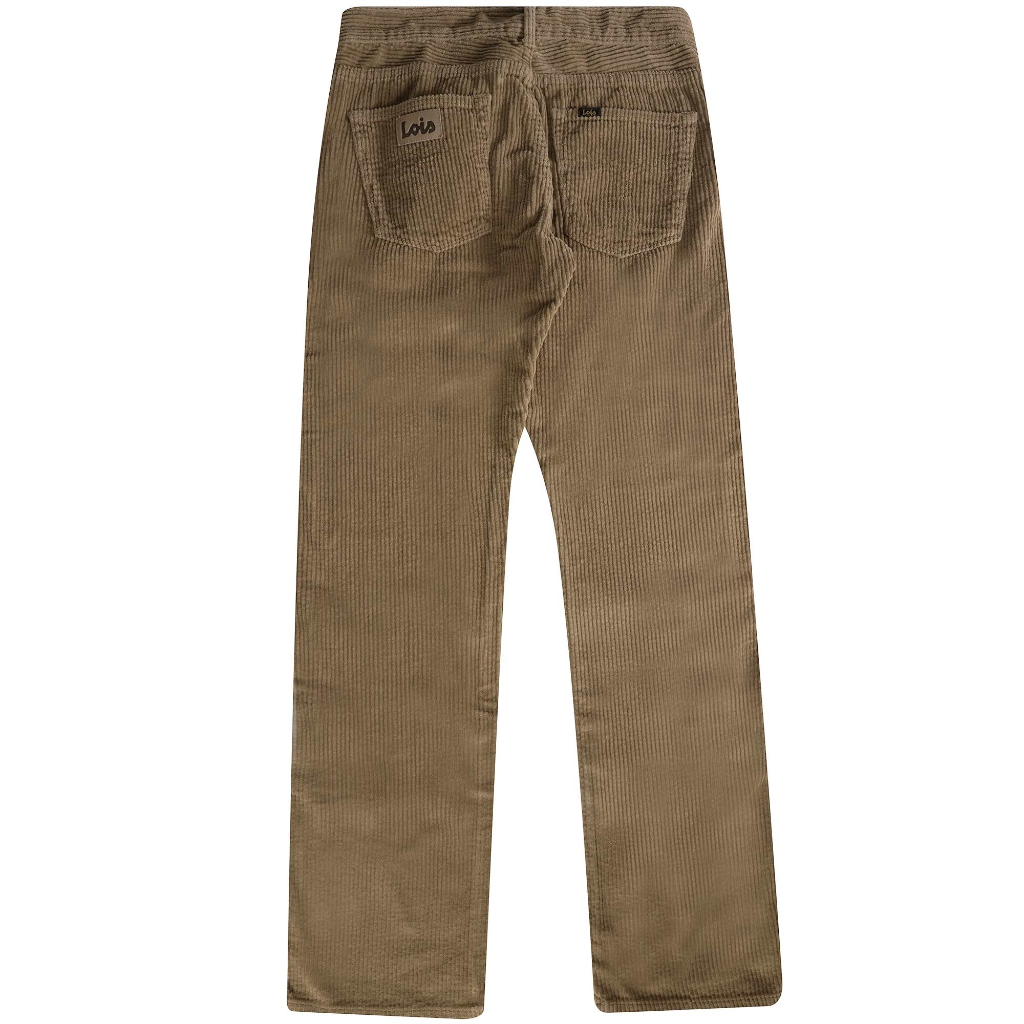 Dallas Jumbo Cord Trousers - Dark Sand