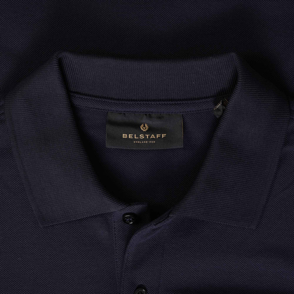 Long Sleeve Polo Shirt - Dark Ink