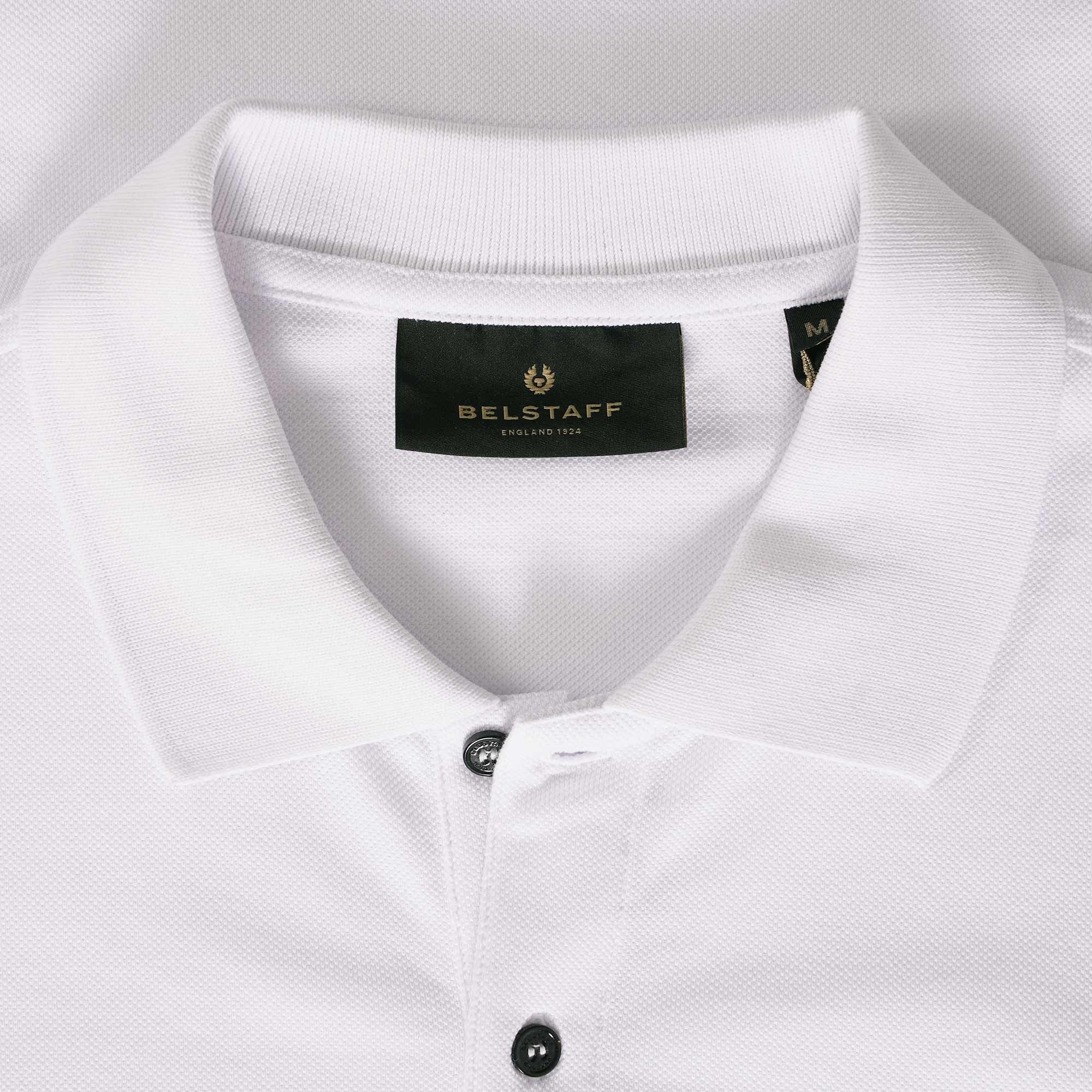 Long Sleeve Polo Shirt - White