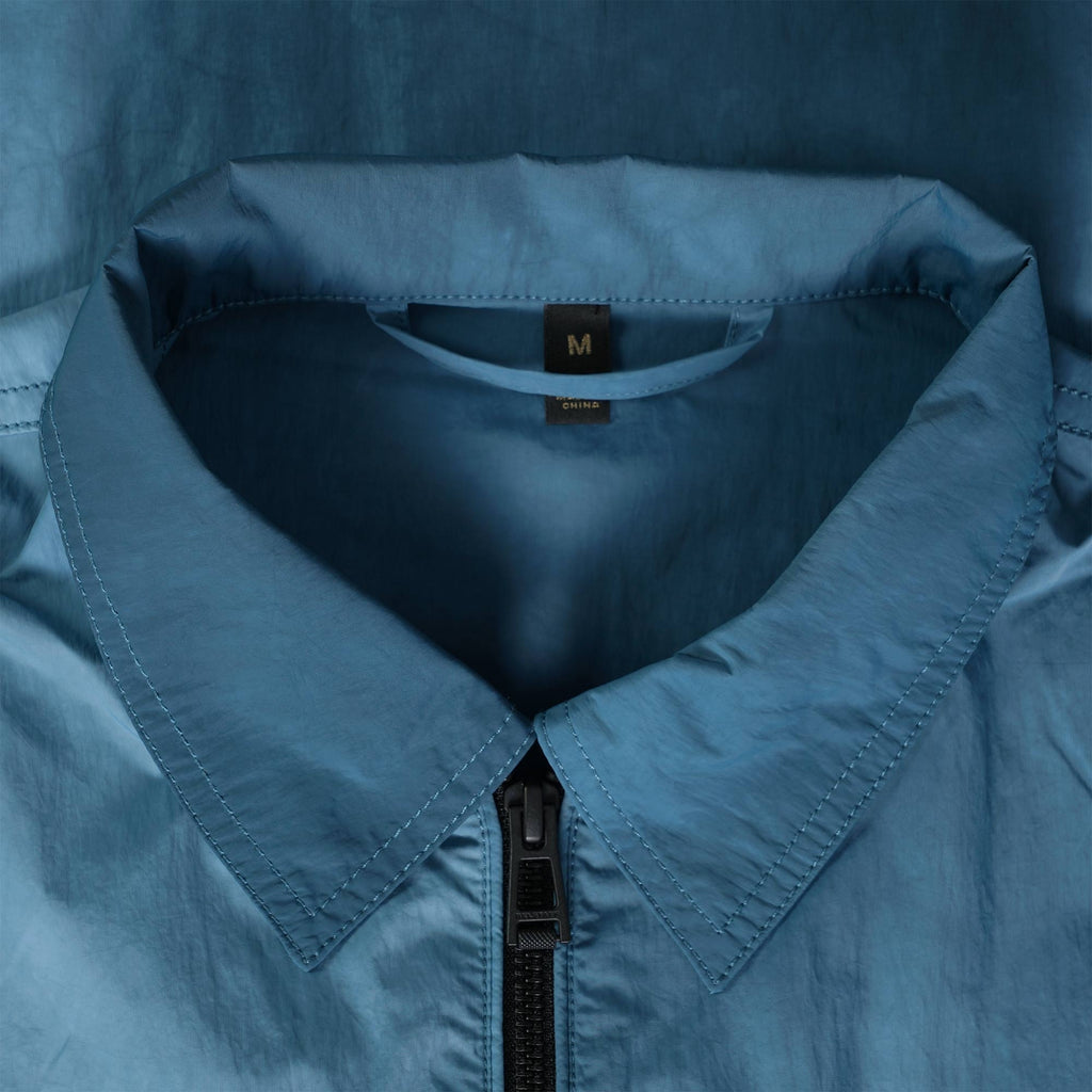 Tactical Wave Dye Overshirt - Ocean Blue