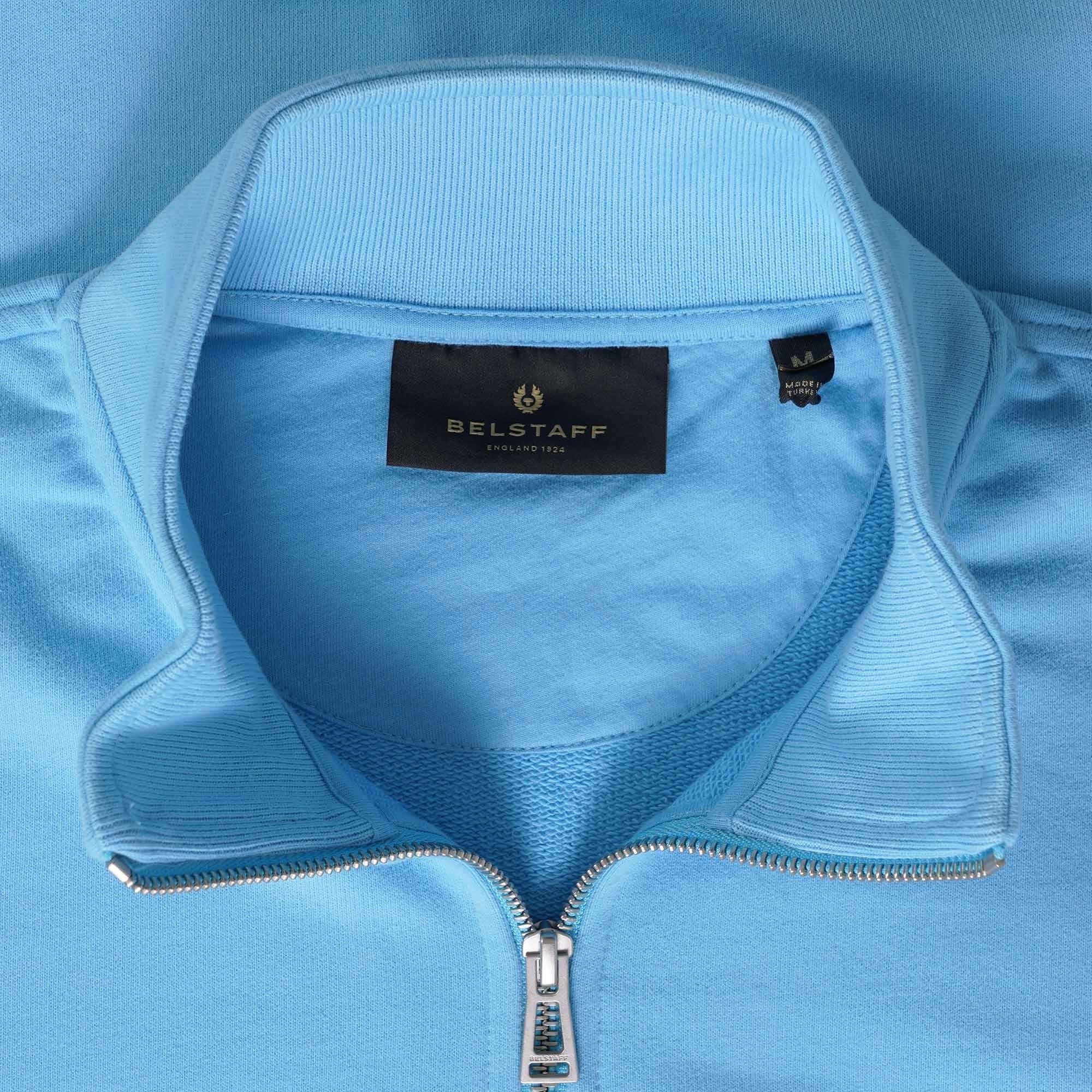 Belstaff Quarter Zip Sweatshirt - Horizon Blue