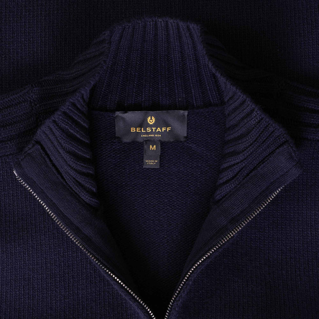 Belstaff Watch Zip Cardigan - Dark Ink