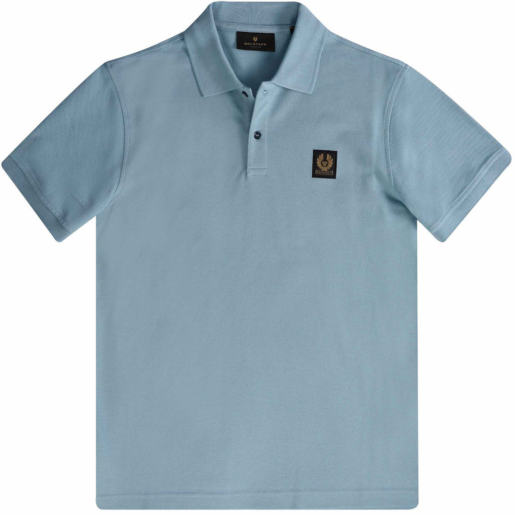 Belstaff Logo Polo Shirt - Arctic Blue