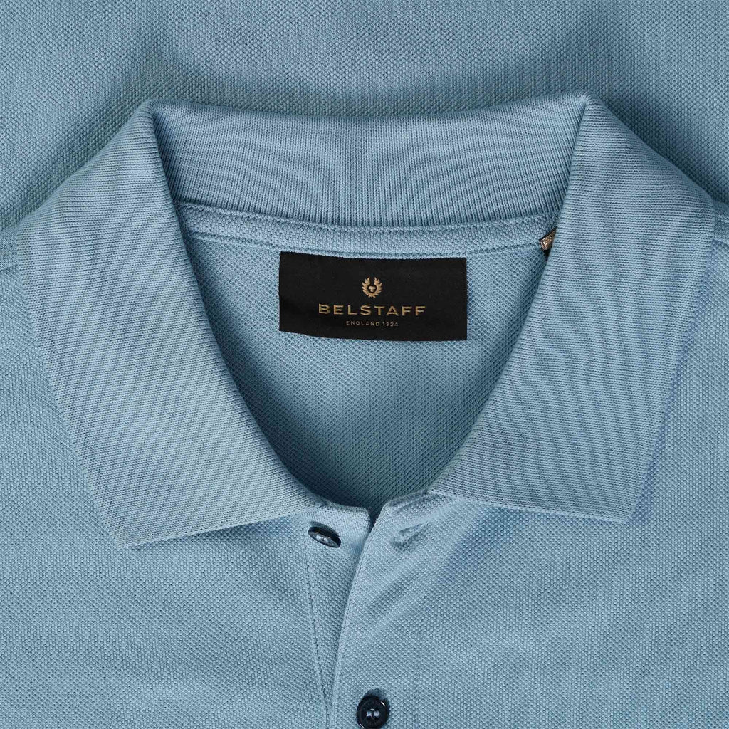 Belstaff Logo Polo Shirt - Arctic Blue