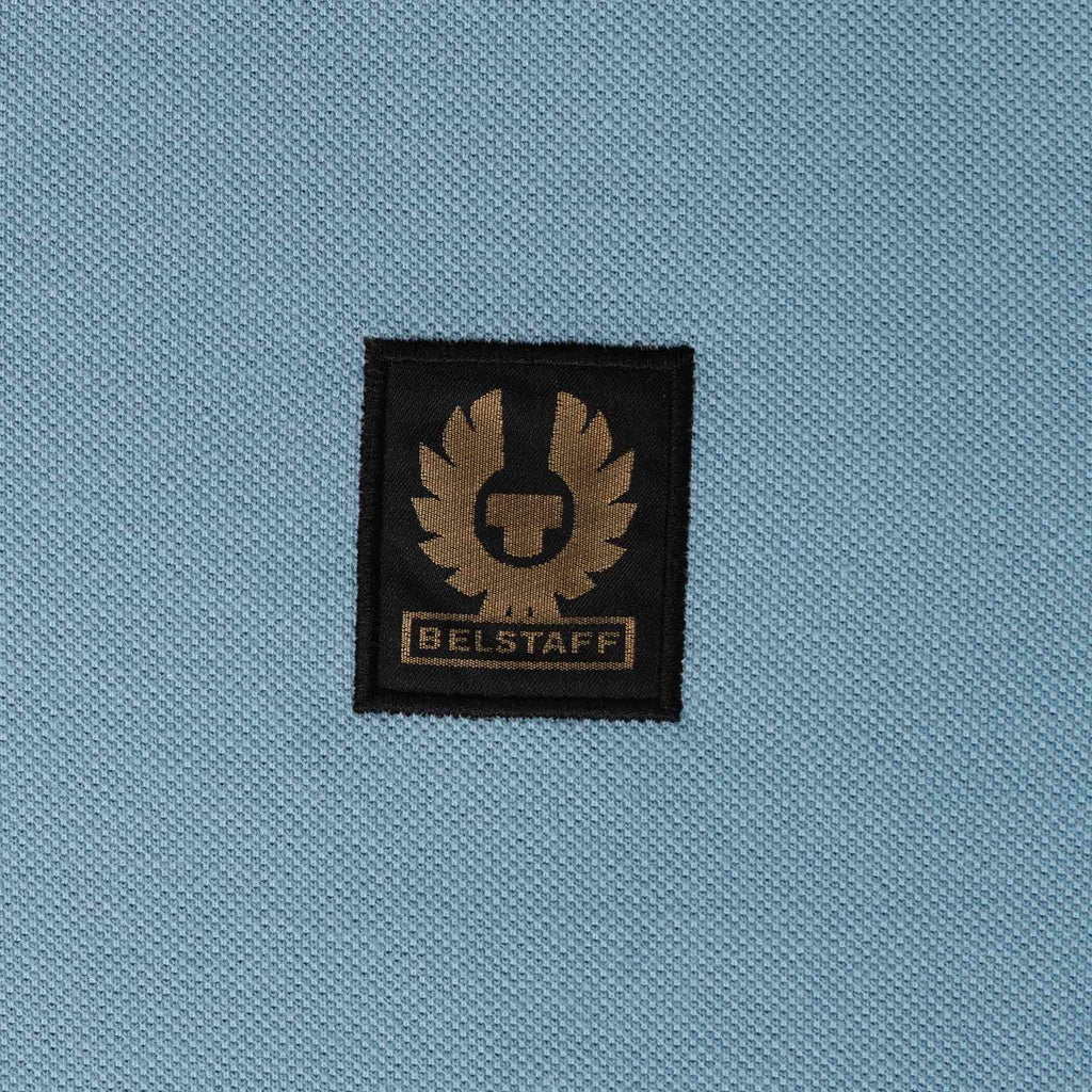 Belstaff Logo Polo Shirt - Arctic Blue