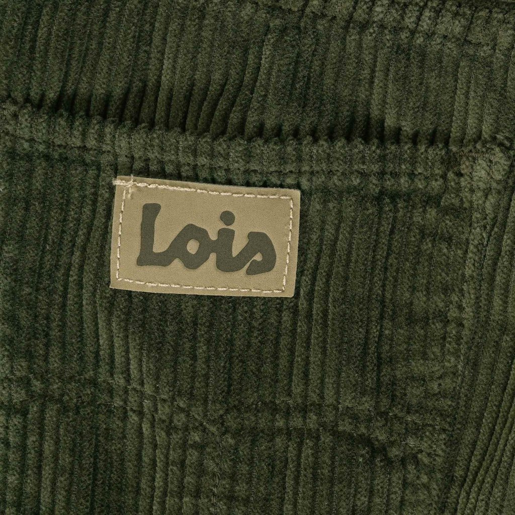 Lois Jeans Dallas Jumbo Cord Trousers - Olive Green