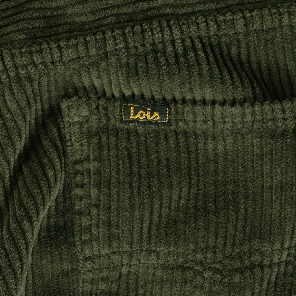 Lois Jeans Dallas Jumbo Cord Trousers - Olive Green