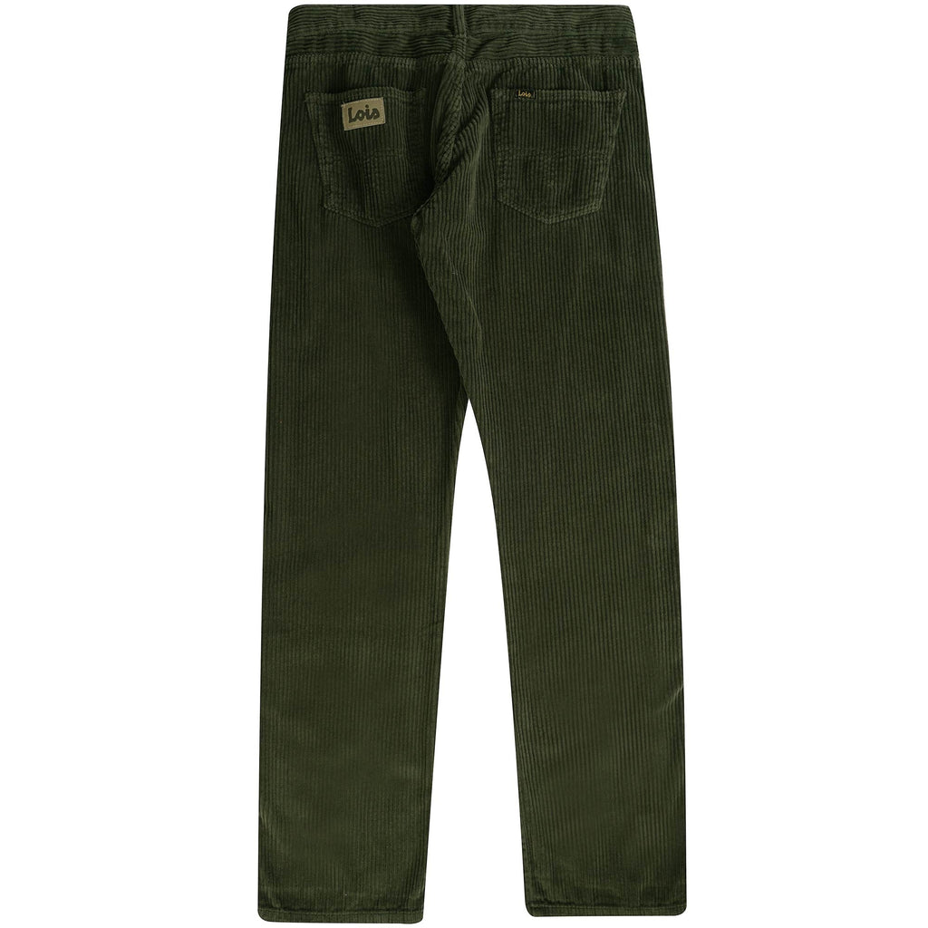 Lois Jeans Dallas Jumbo Cord Trousers - Olive Green