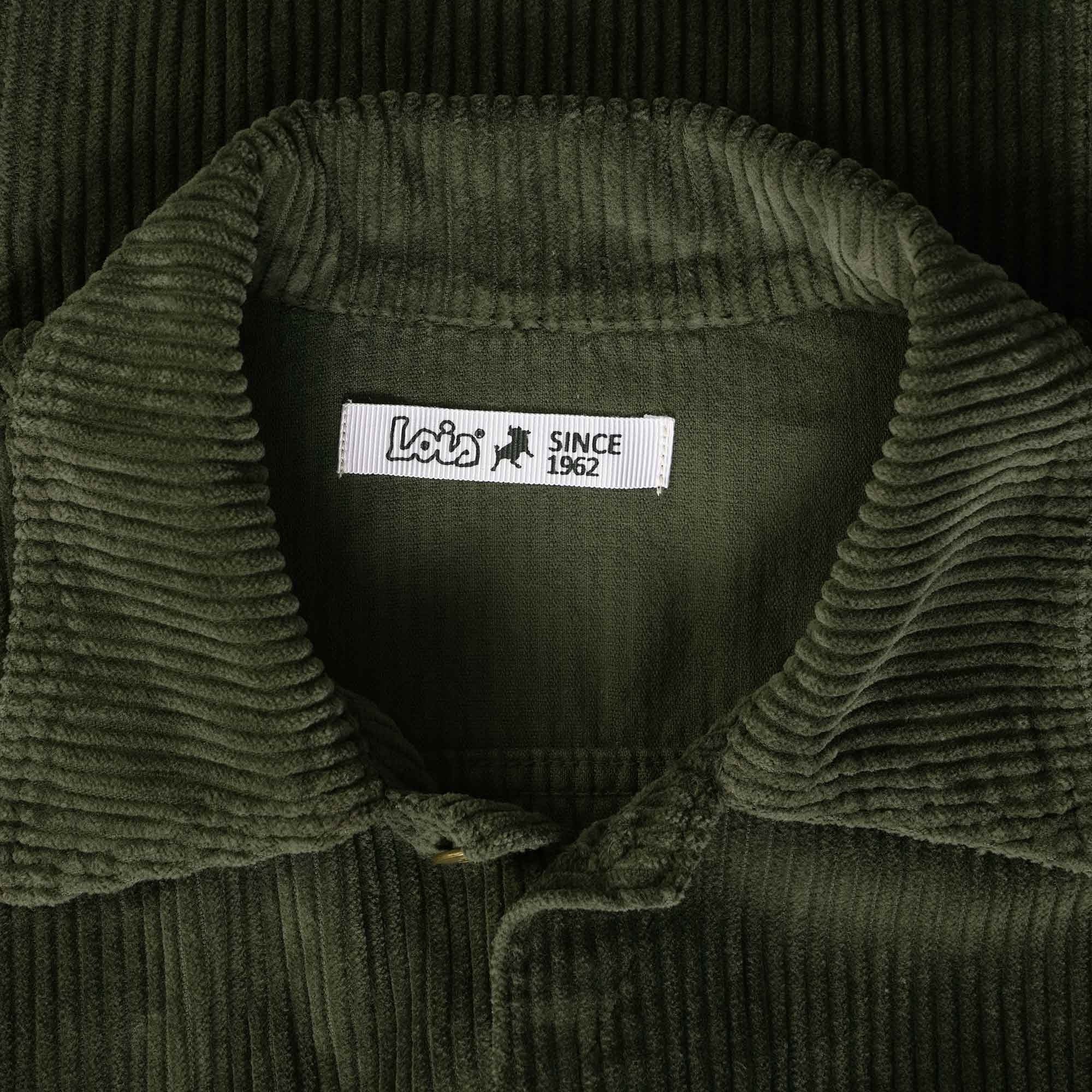 Tejana Jumbo Cord Jacket - Olive Green