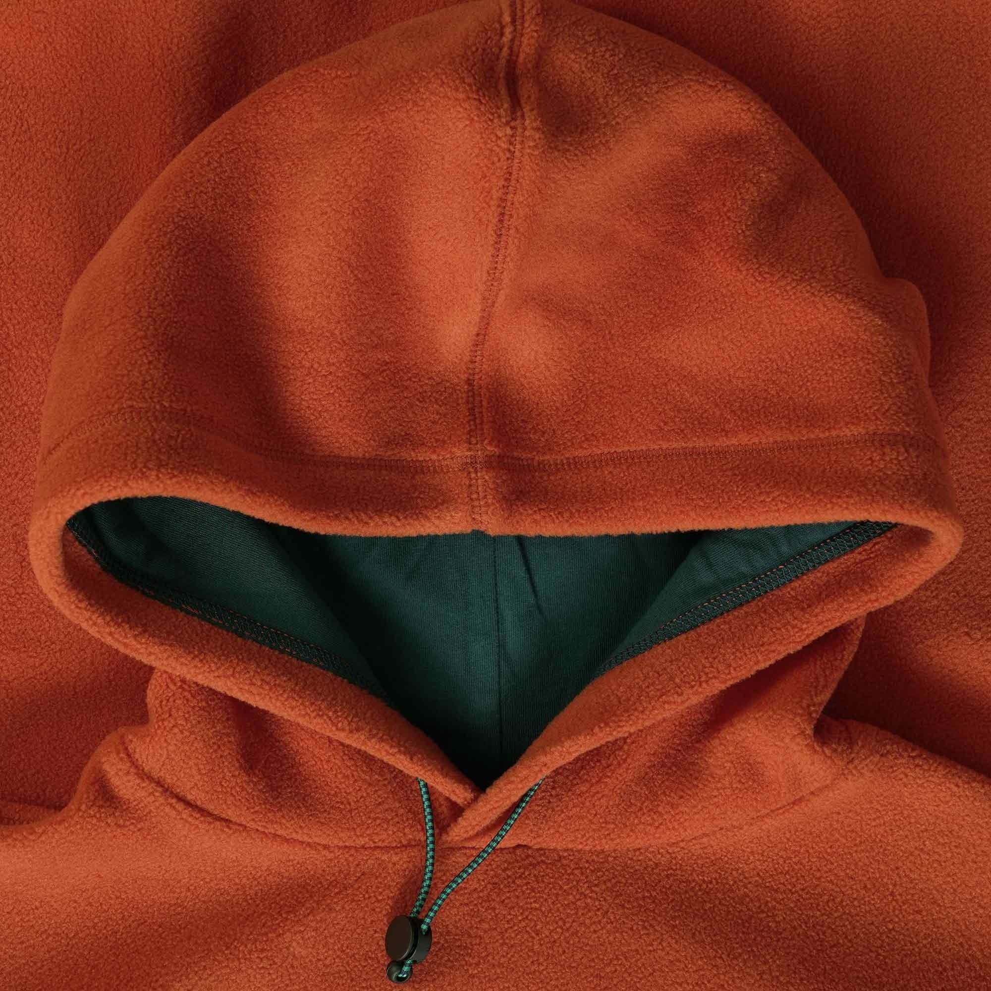 Paul Smith Fleece Happy Hoodie - Dark Rust