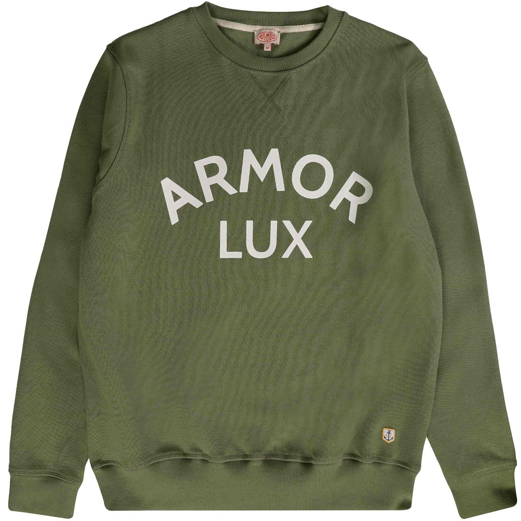Armor Lux Logo Sweatshirt - Military
