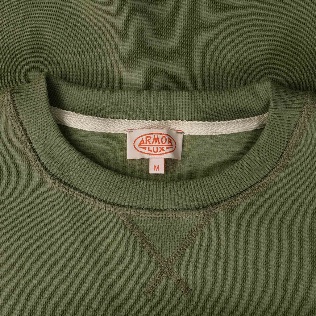 Armor Lux Logo Sweatshirt - Military