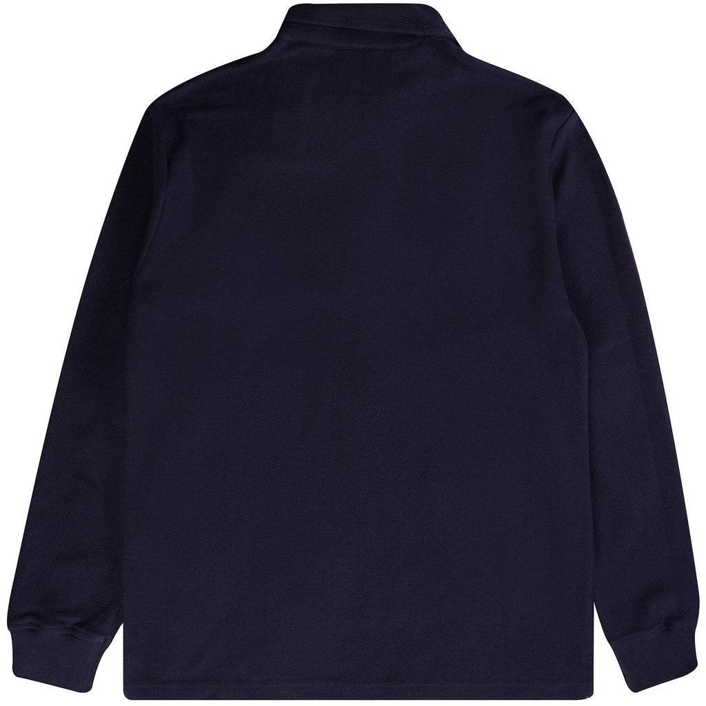 Armor Lux Long Sleeve Polo Shirt - Navy