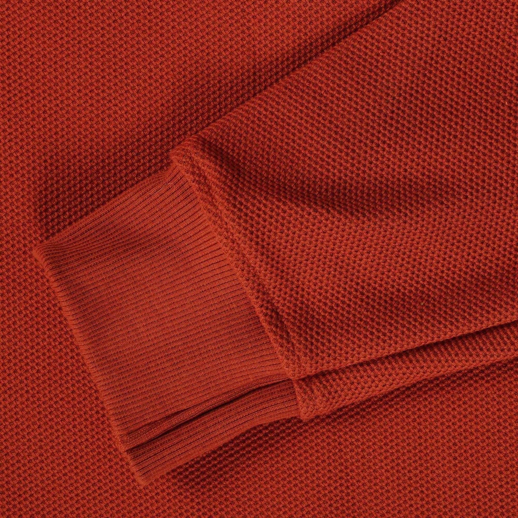 Armor Lux Long Sleeve Polo Shirt - Orange