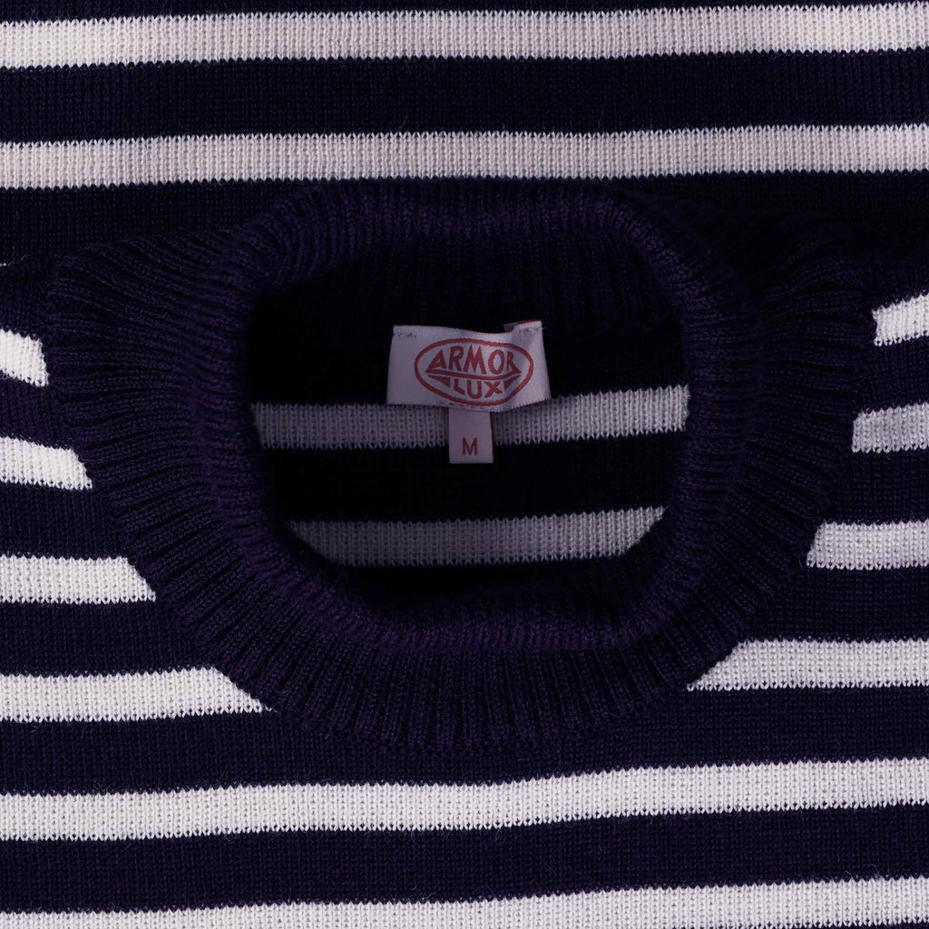 Armor Lux Heritage Wool Sweatshirt - Navy/Nature