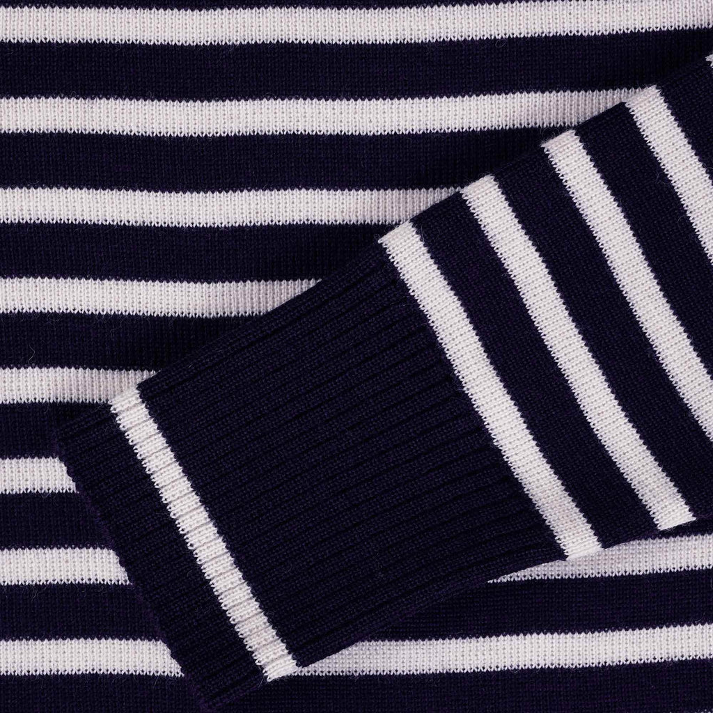 Armor Lux Heritage Wool Sweatshirt - Navy/Nature