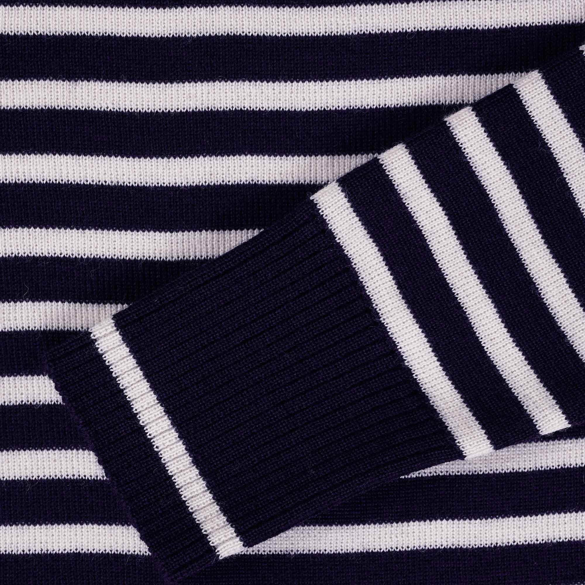 Armor Lux Heritage Wool Sweatshirt - Navy/Nature