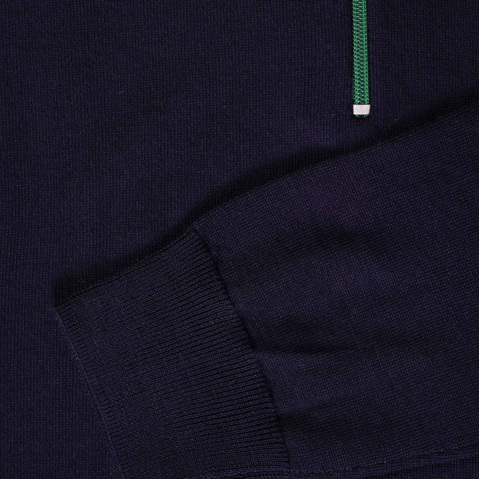 Paul Smith Pullover Half Zip Wool Jumper - Dark Navy
