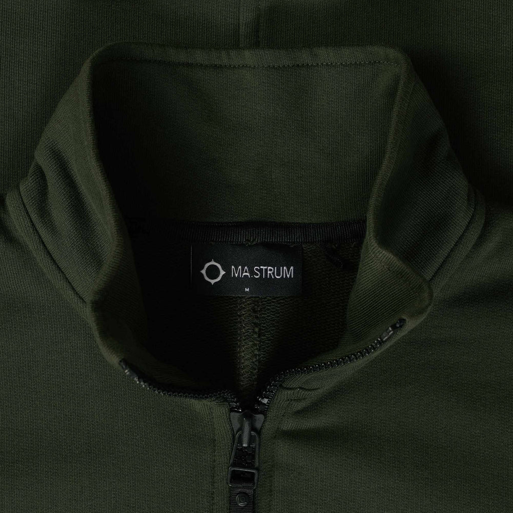 Ma Strum Funnel Neck Zip Sweatshirt - Oil Slick
