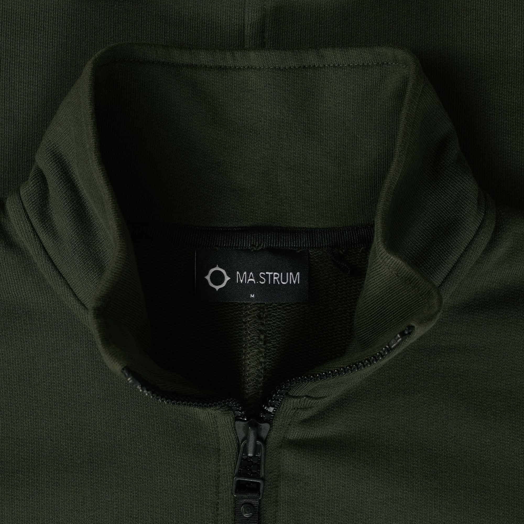 Ma Strum Funnel Neck Zip Sweatshirt - Oil Slick
