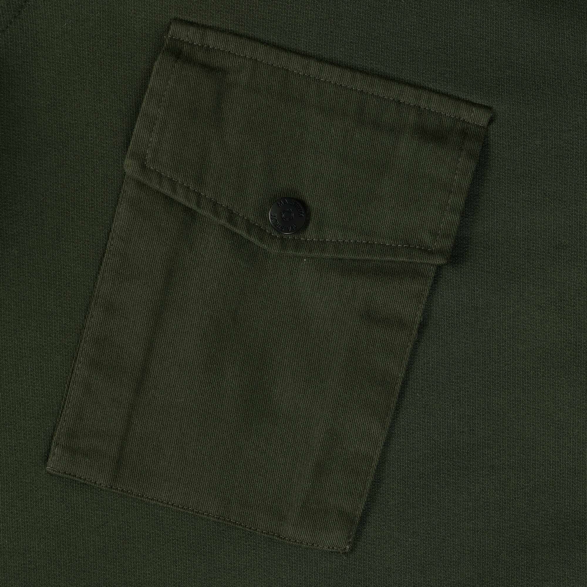 Ma Strum Funnel Neck Zip Sweatshirt - Oil Slick