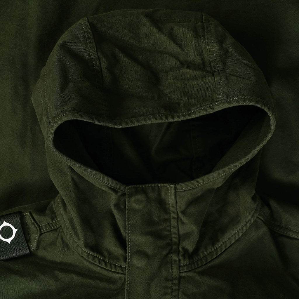 Zip Front Hooded Jacket - Oil Slick