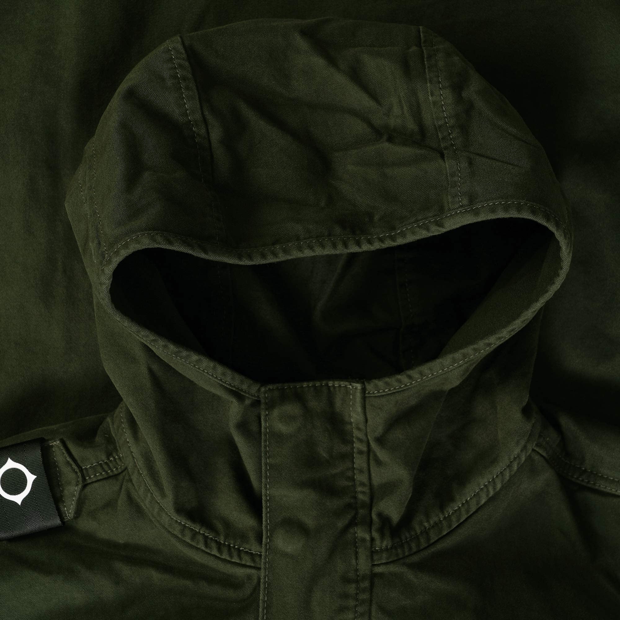 Zip Front Hooded Jacket - Oil Slick