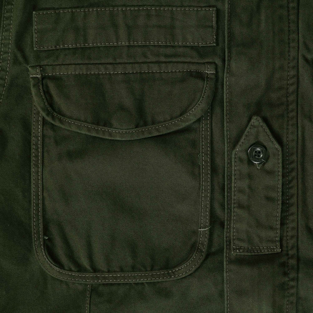 Zip Front Hooded Jacket - Oil Slick