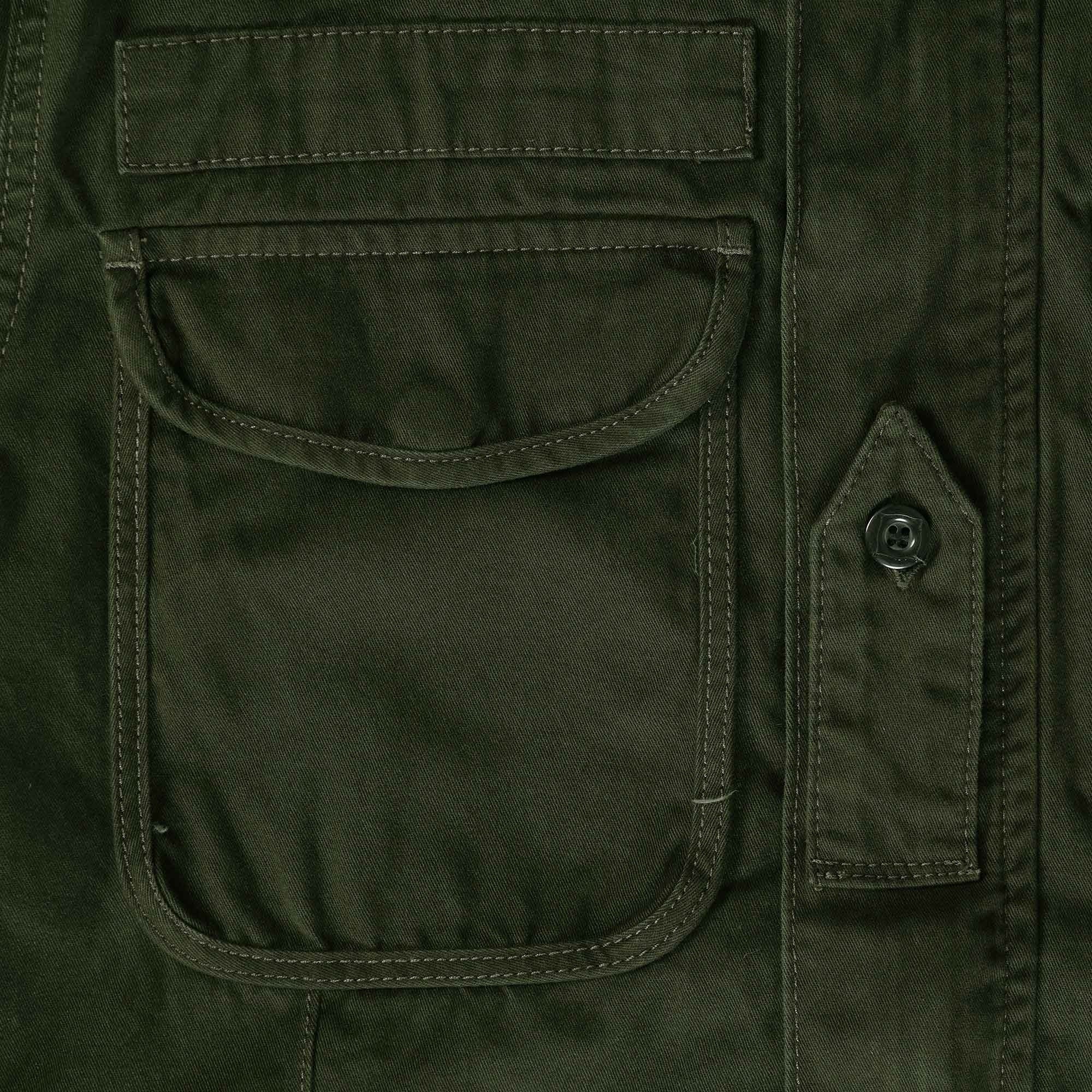 Zip Front Hooded Jacket - Oil Slick