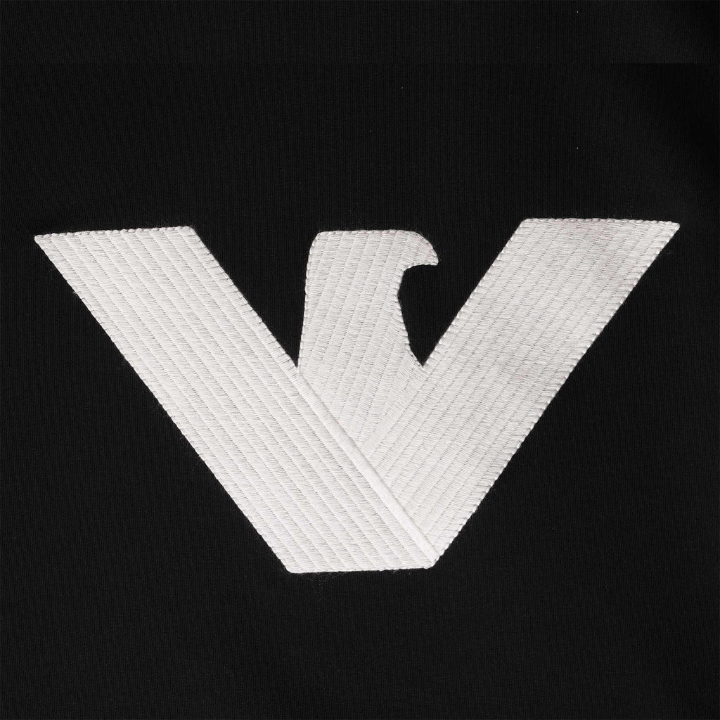 Emporio Armani Eagle Logo Hooded Sweatshirt - Nero