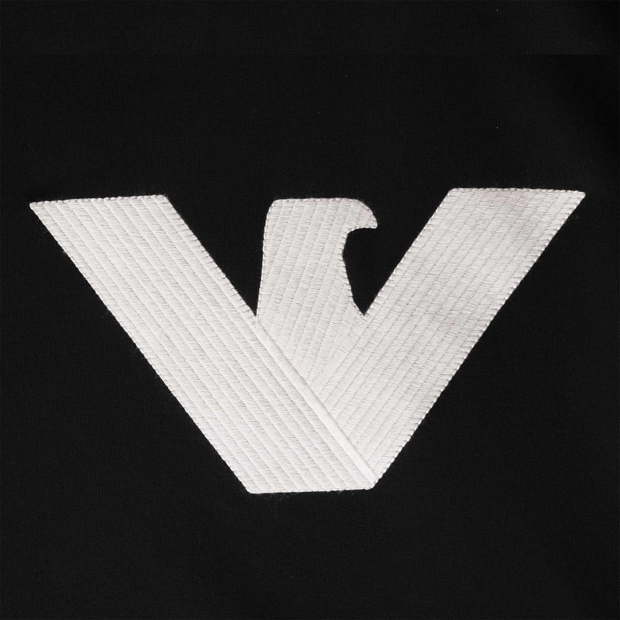 Emporio Armani Eagle Logo Hooded Sweatshirt - Nero