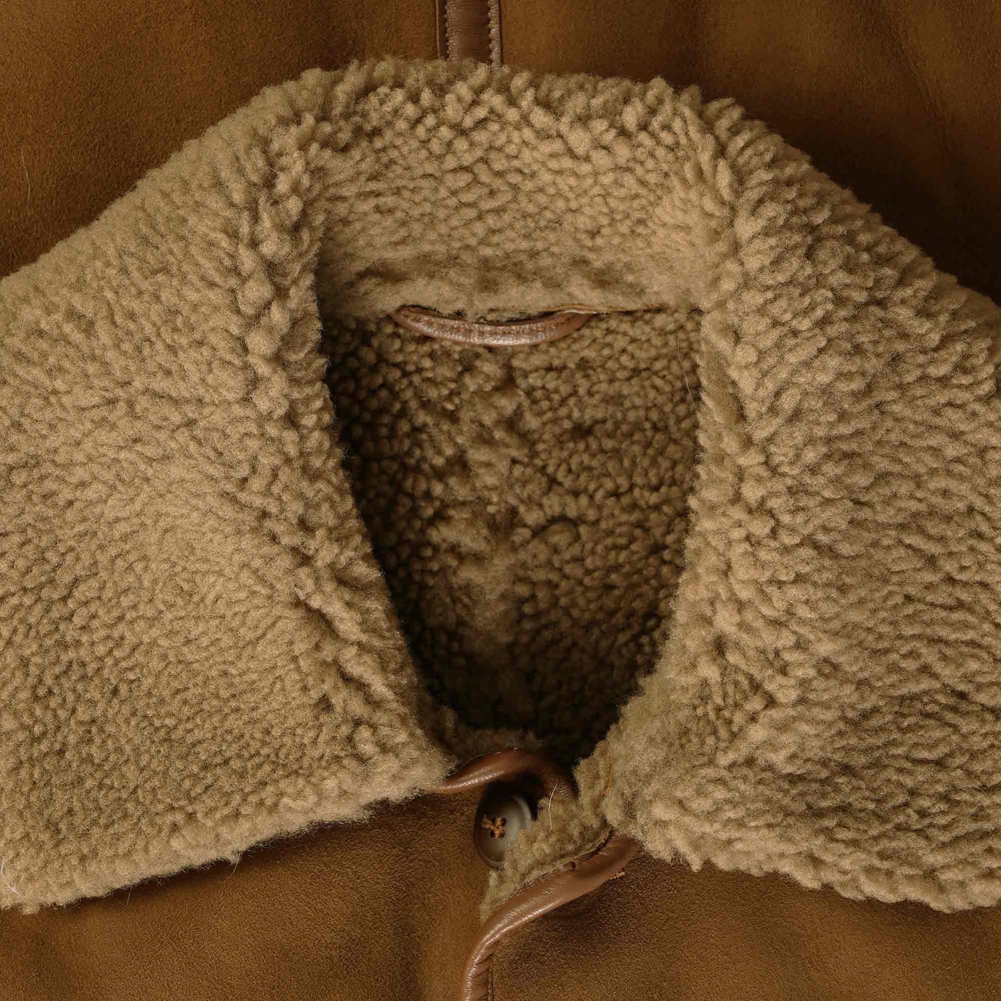 YMC Brainticket Shearling Jacket - Tan
