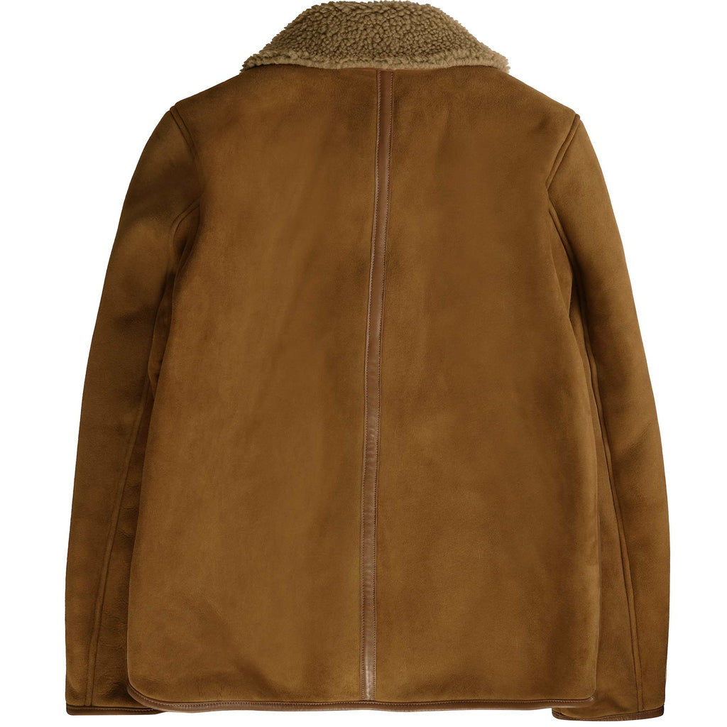 YMC Brainticket Shearling Jacket - Tan