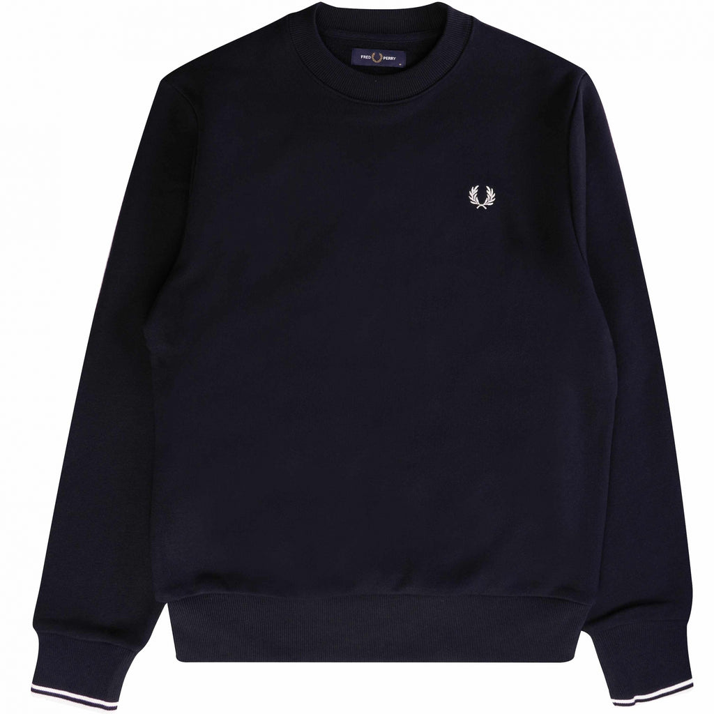 Fred Perry Crew Neck Sweatshirt - Navy